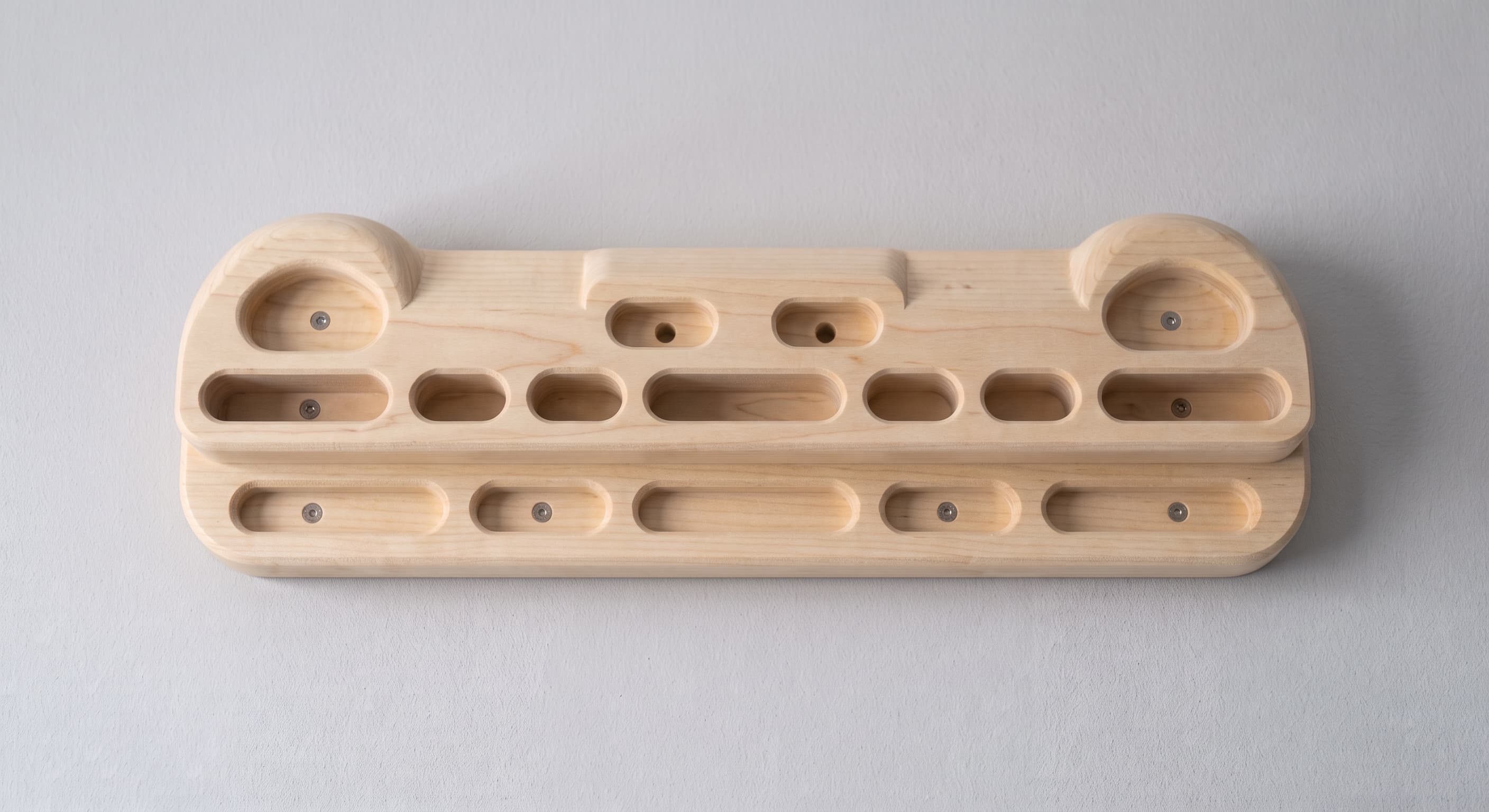 Poplar hangboard
